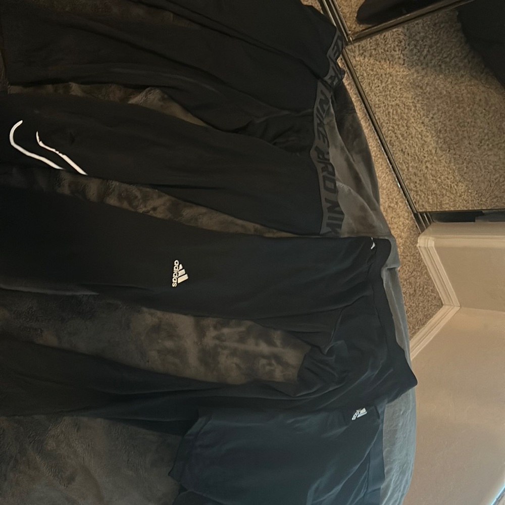 2x Nike Pro Leggings, Clima Cool Adidas Thermal Leggins, Short Adidas Clima Cool